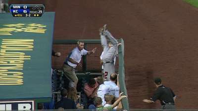 Slumping Plouffe gets chance to rest vs. KC