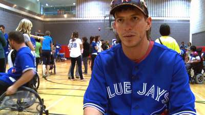 Players' visit 'extra special' for children in hospital