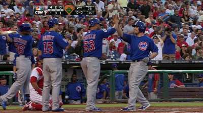 Despite offensive outburst, Cubs fall in Philly