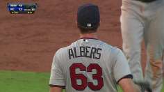 Albers pins down Royals to win Majors debut