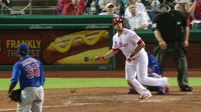 Ruf, Utley lead Phillies' charge against Cubs
