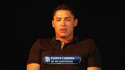 Cabrera reinstated to 40-man roster