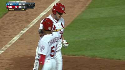 Adams starts at first base as Craig gets breather