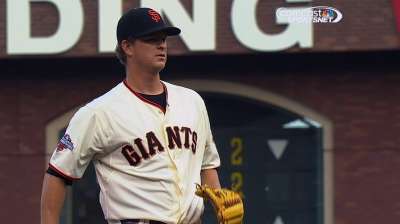Giants offense lets down Cain vs. Brewers