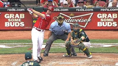 Bruce, Miller carry Reds to win with bats, defense