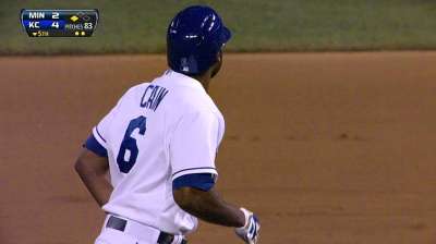 Royals welcome Cain back from disabled list