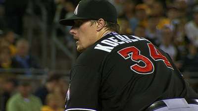 Wildness derails Koehler, Marlins in Pittsburgh