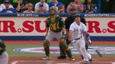 Lawrie catching fire at plate