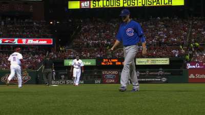 Rusin, Cubs blank Cardinals to take opener