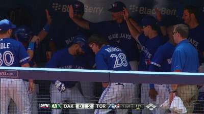 Bautista, Reyes bash Blue Jays to victory over A's