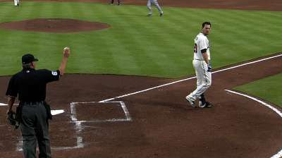 Johnson ejected in first inning at Turner Field