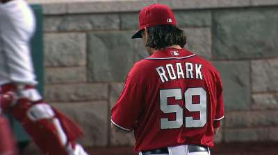 Roark proud to notch first Major League win