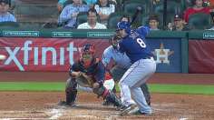 Perez throws first CG as Rangers cruise vs. Astros