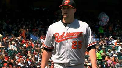 Norris brings an intense competitive fire to Orioles