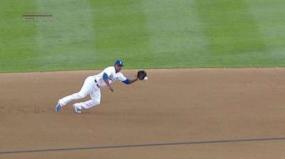 Out of the shadows: Uribe key contributor for Dodgers