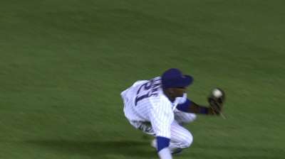 Cubs hoping Lake's glove work follows his bat