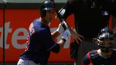 Giambi's homer paves way for Brantley's heroics