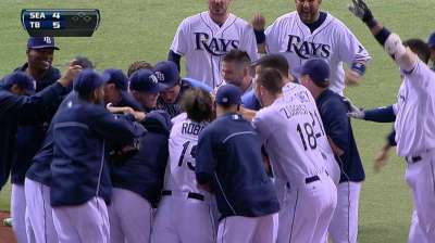 Rays snap skid with walk-off win against M's