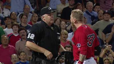 Carp tossed after two close calls in seventh