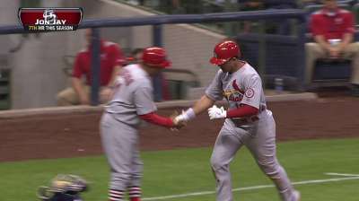 Jay surging at the plate in August