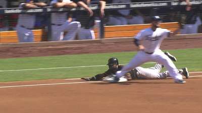 In return to big leagues, Pie starts in left for Bucs