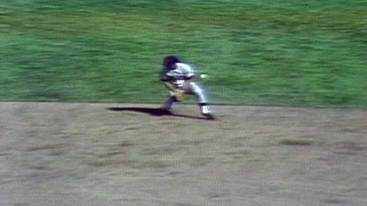 Ball goes through Millan's legs