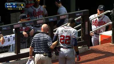 Thon reflects on injury after Stassi, Heyward are hit