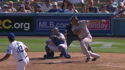 Bogaerts picks up first big league hit