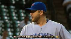 Blue Jays reward Buehrle with ninth-inning rally