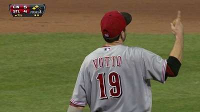 Votto loses track of outs in decisive seventh