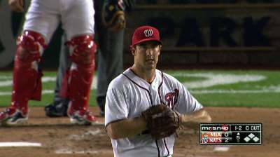 Ohlendorf, Nationals four-hit Marlins
