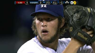 Offense keeps quiet as Kershaw's win streak ends