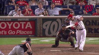 Desmond makes Marlins pay after intentional walk