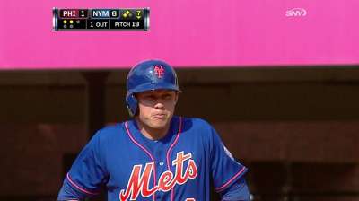 Mets get first peek at den Dekker in MLB debut