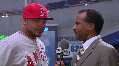 Jimenez returns to Angels on red-eye to replace Nelson