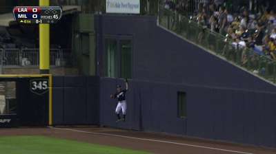 Brewers can't cash in against Angels' Weaver
