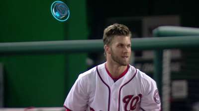 Harper's hustle comes into question during key at-bat