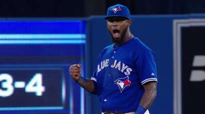 Arencibia improving his work behind the plate