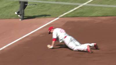 Phils bringing improving Asche along slowly