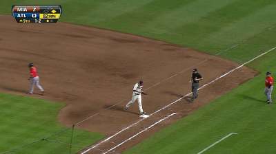 Wood roughed up as Braves' streak ends at six