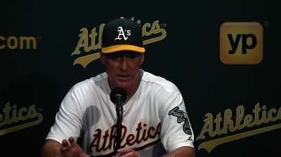 Showdown series begins with A's on their game