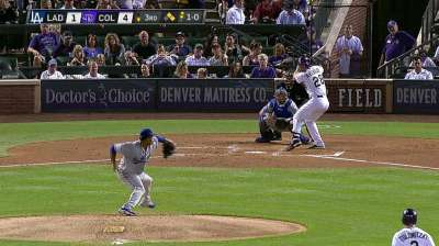 Arenado day to day with right thumb bruise