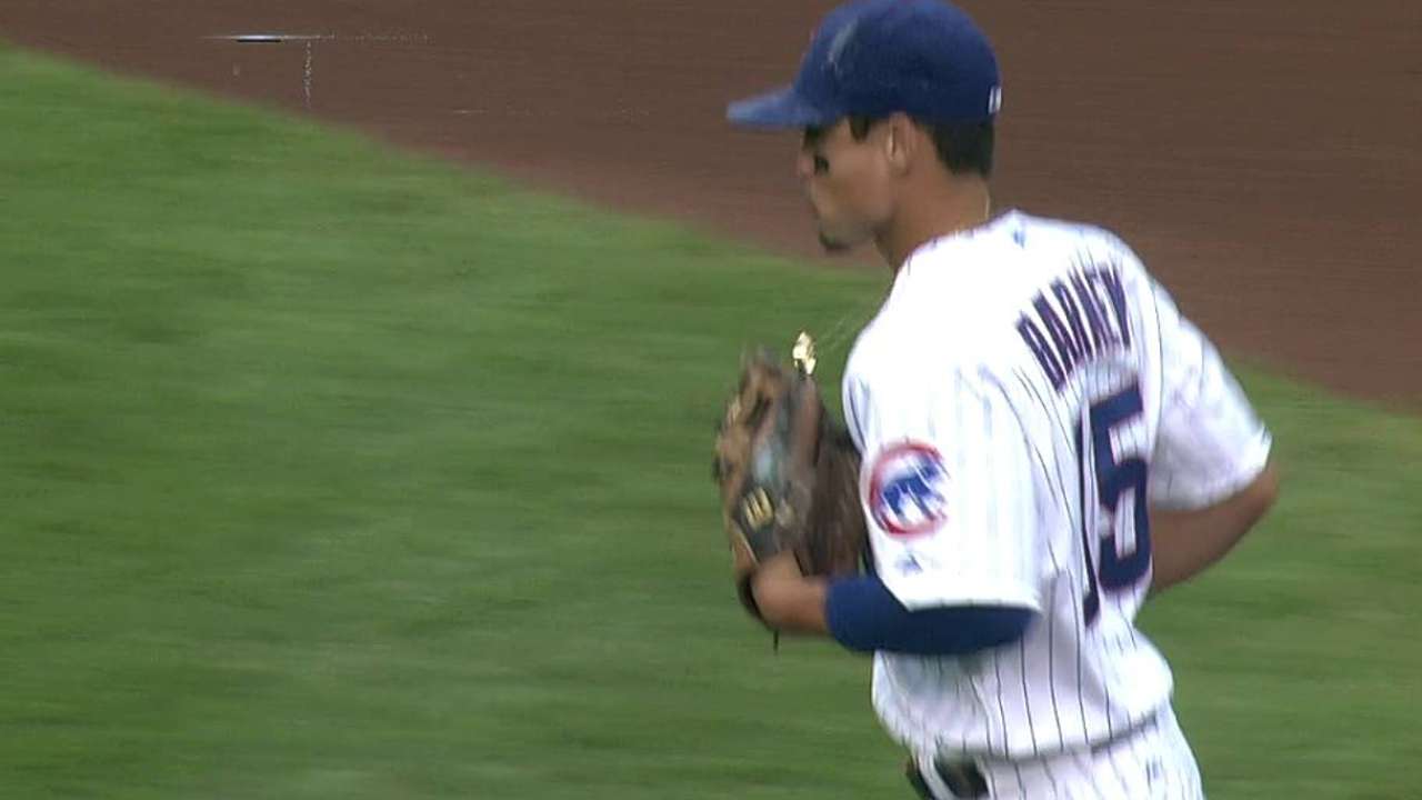 Barney an early arrival at Cubs camp