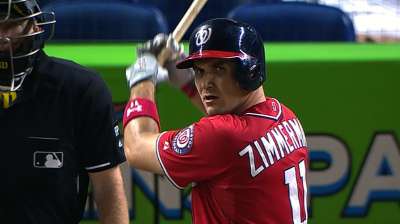 Nationals roll on Zimmerman's jacks, Roark's gem