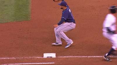 Out of nowhere, Torres fixture in Rays' bullpen