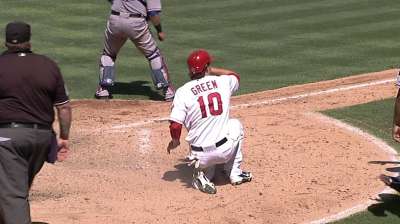 Romine switching things up at plate