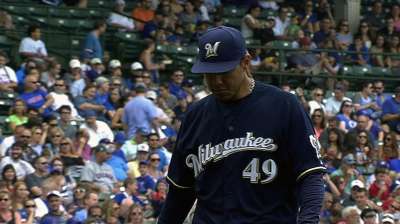 Brewers take series behind Gallardo's quality outing