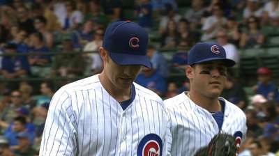 Cubs go to six-man rotation to give Baker a look
