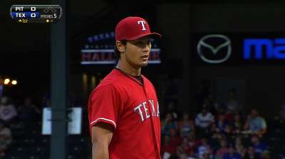 Darvish impressive, but Rangers blanked by Bucs