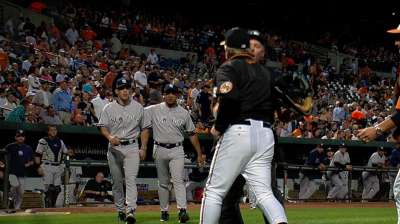 Showalter, Girardi have words in series opener